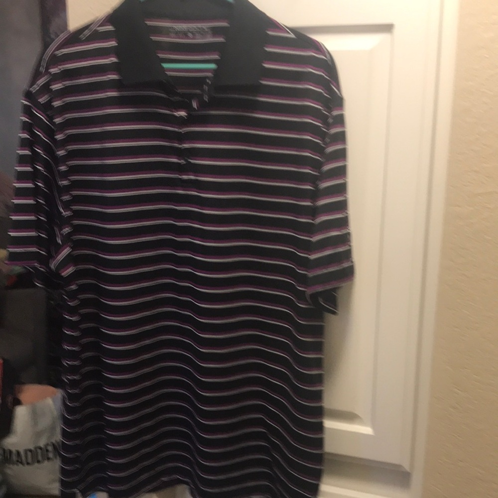 Mens Nike Golf dri fit striped polo shirt